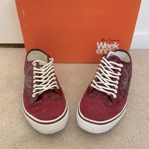 Ben Sherman Weekender Shoe Deep red, size 8